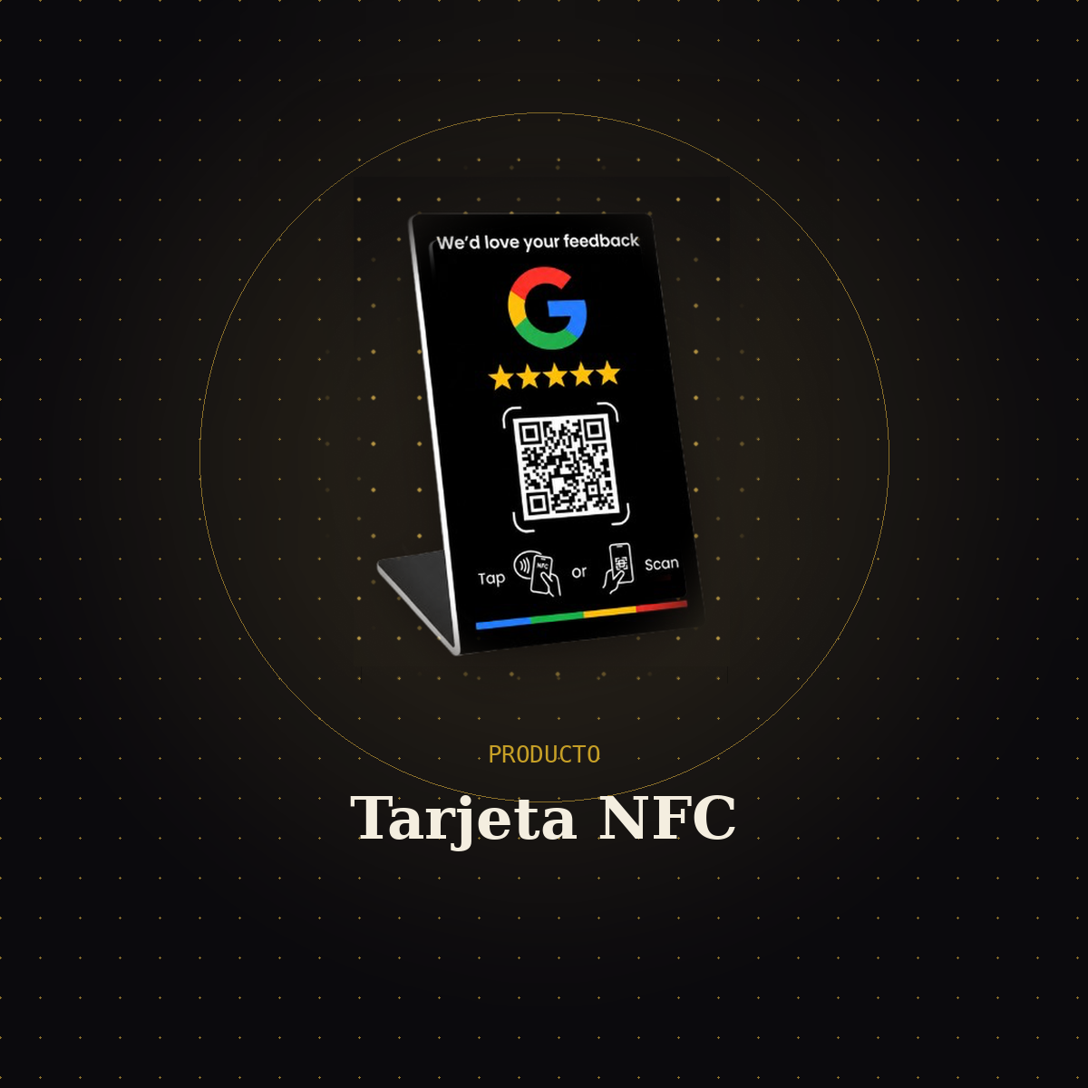 Tarjeta NFC Google Reviews